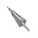 Bordo 4-30 x 2mm Spiral Flute Hex Shank M2-HSS Step Drill